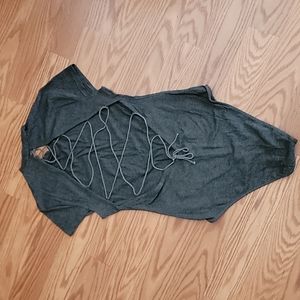 Lace up Back Bodysuit